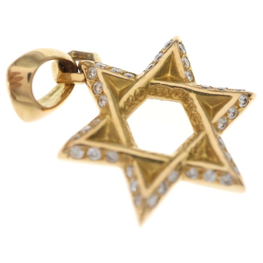 CHROME HEARTS（クロムハーツ） 22K STAR OF DAVID PENDANT P D スター