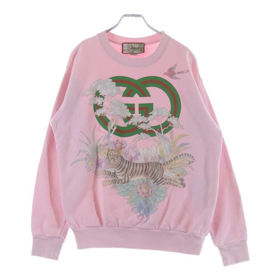GUCCI（グッチ） Tiger Interlocking G Sweatshirt タイガープリント