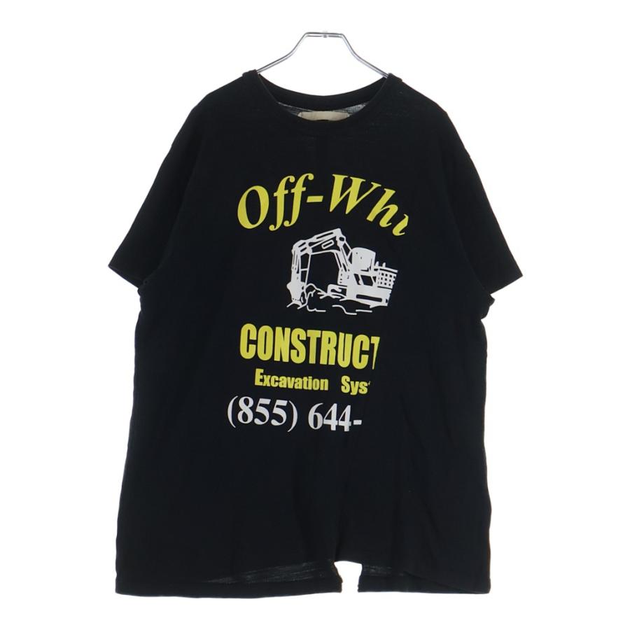 OFF-WHITE 16ss Tシャツ OFF-WHITE オフホワイト 16SS Construct T-Shirt 半袖Tシャツ ブラック