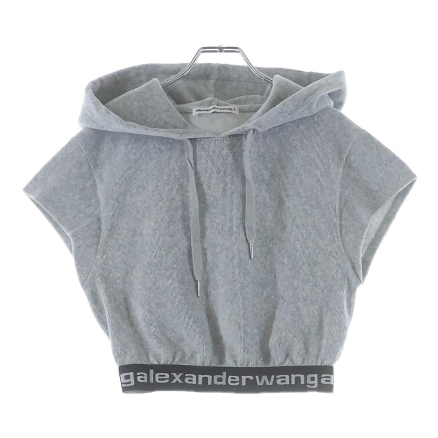 希少　ALEXANDER WANG コーデュロイ クロップドフーディパーカー alexanderwang（アレキサンダー・ワン） Cropped Corduroy Hoodie