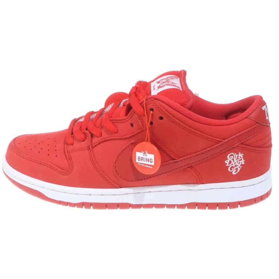 NIKE ナイキ ×Girls Don't Cry SB DUNK LOW PRO QS BQ6832-600×ガールズドントクライ ダンク ローカットスニーカー レッド US8.5/26.5cm NIKE（ナイキ） ×Girls Don't Cry SB DUNK LOW PRO QS BQ6832-600