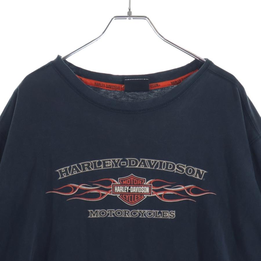 VINTAGE ヴィンテージ Harley-Davidson Flame Pattern L/S T-Shirt