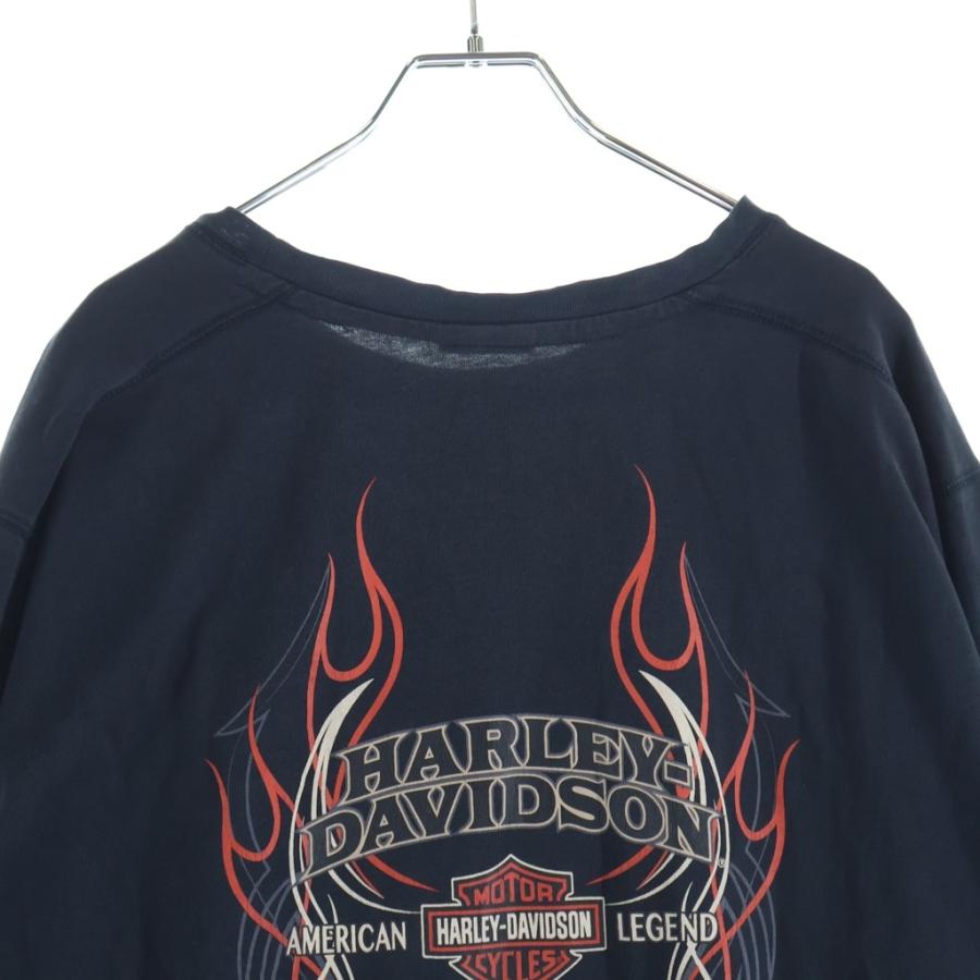 VINTAGE ヴィンテージ Harley-Davidson Flame Pattern L/S T-Shirt