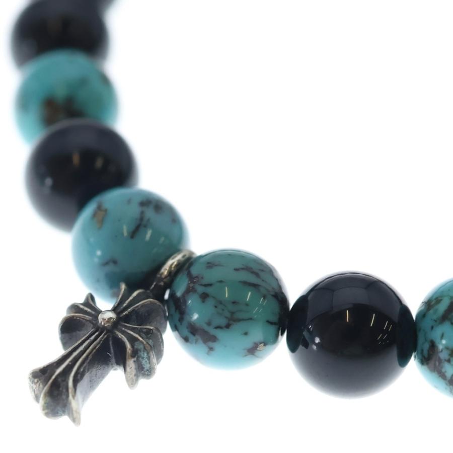CHROME HEARTS クロムハーツ ターコイズ 8mm CHROME HEARTS（クロムハーツ） 8mm BEAD CH CRS 8mmビーズ スタックCH