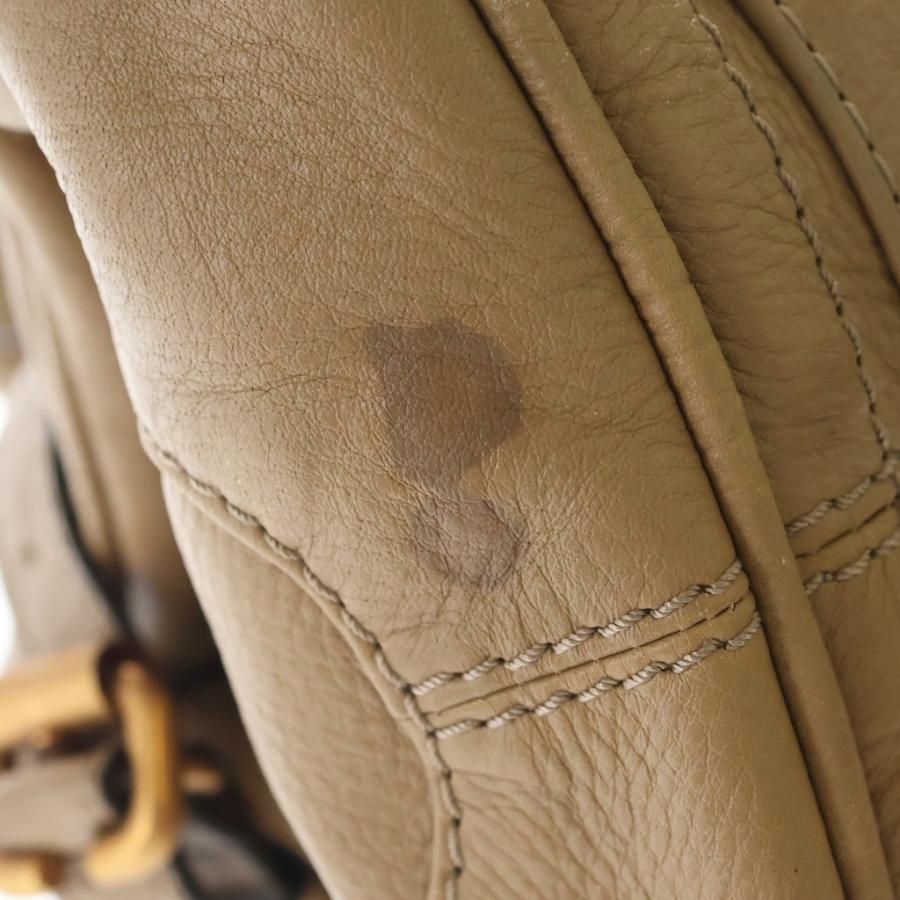 Chloe（クロエ） パディントン ハンドバッグ ブラウン レザー シルバー