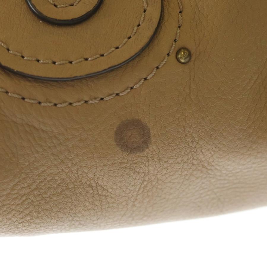 Chloe（クロエ） パディントン ハンドバッグ ブラウン レザー シルバー
