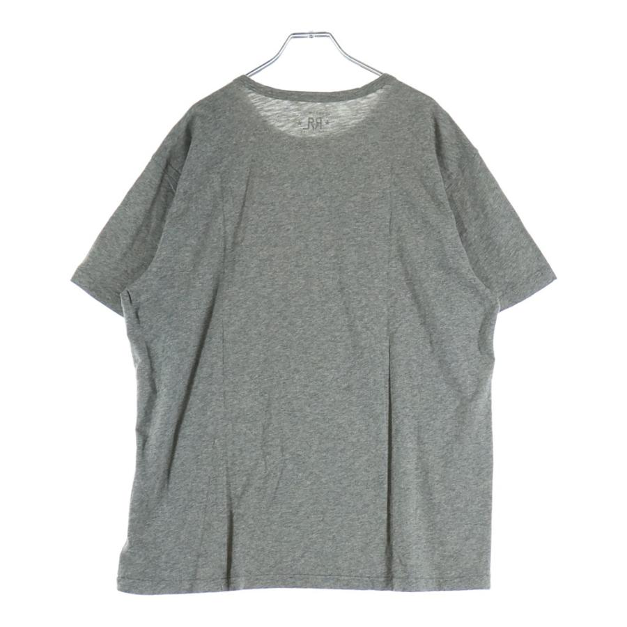 RRL ダブルアールエル ロゴ Tシャツ グレー L RRL ダブルアールエル Logo Jersey Crewneck Tee 半袖Tシャツ グレー
