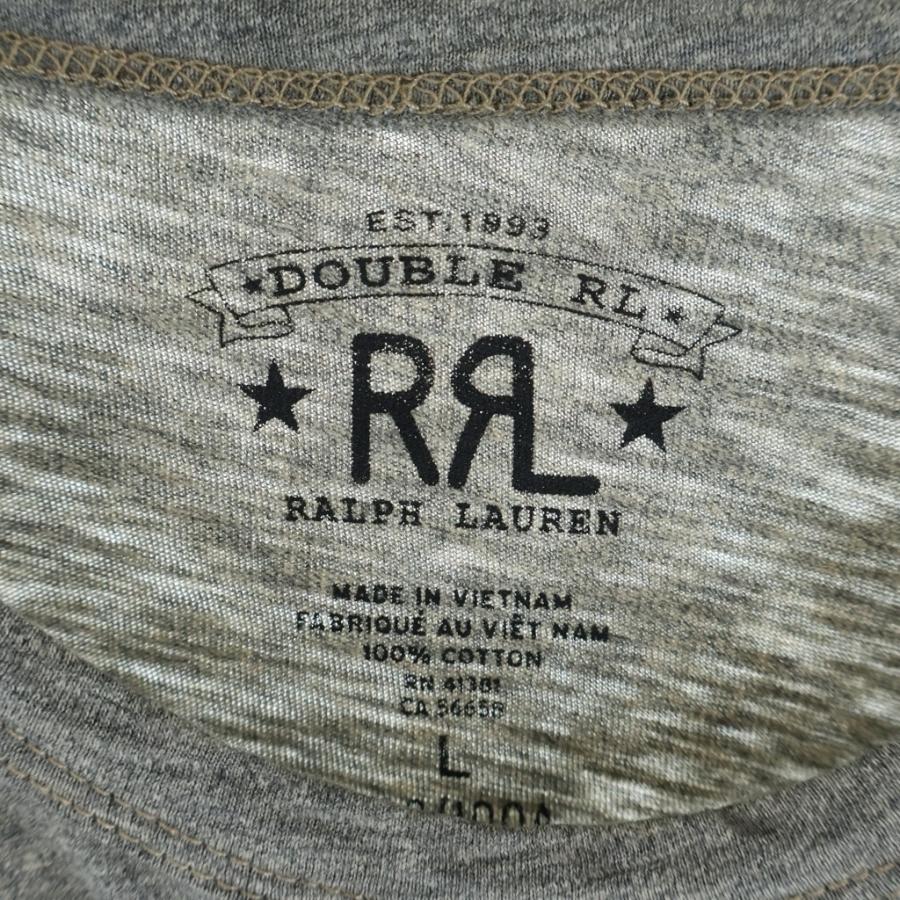 RRL ダブルアールエル Logo Jersey Crewneck Tee 半袖Tシャツ グレー