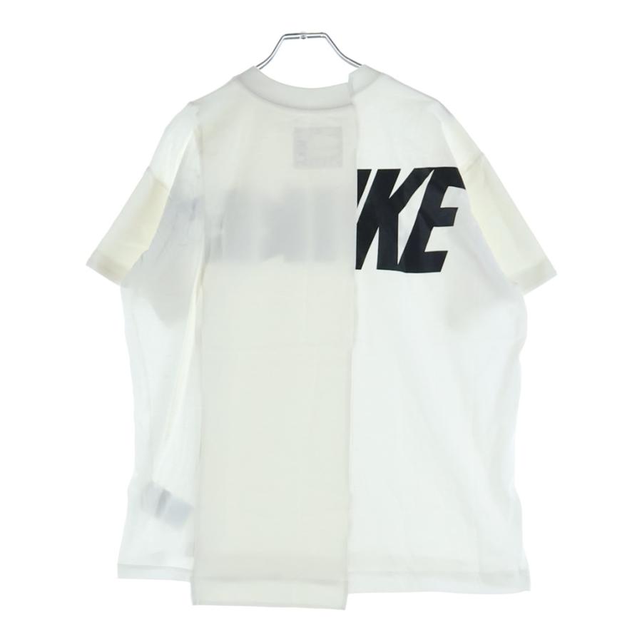 sacai（サカイ） ×NIKE T-Shirt 再構築 ドッキングTシャツ ホワイト