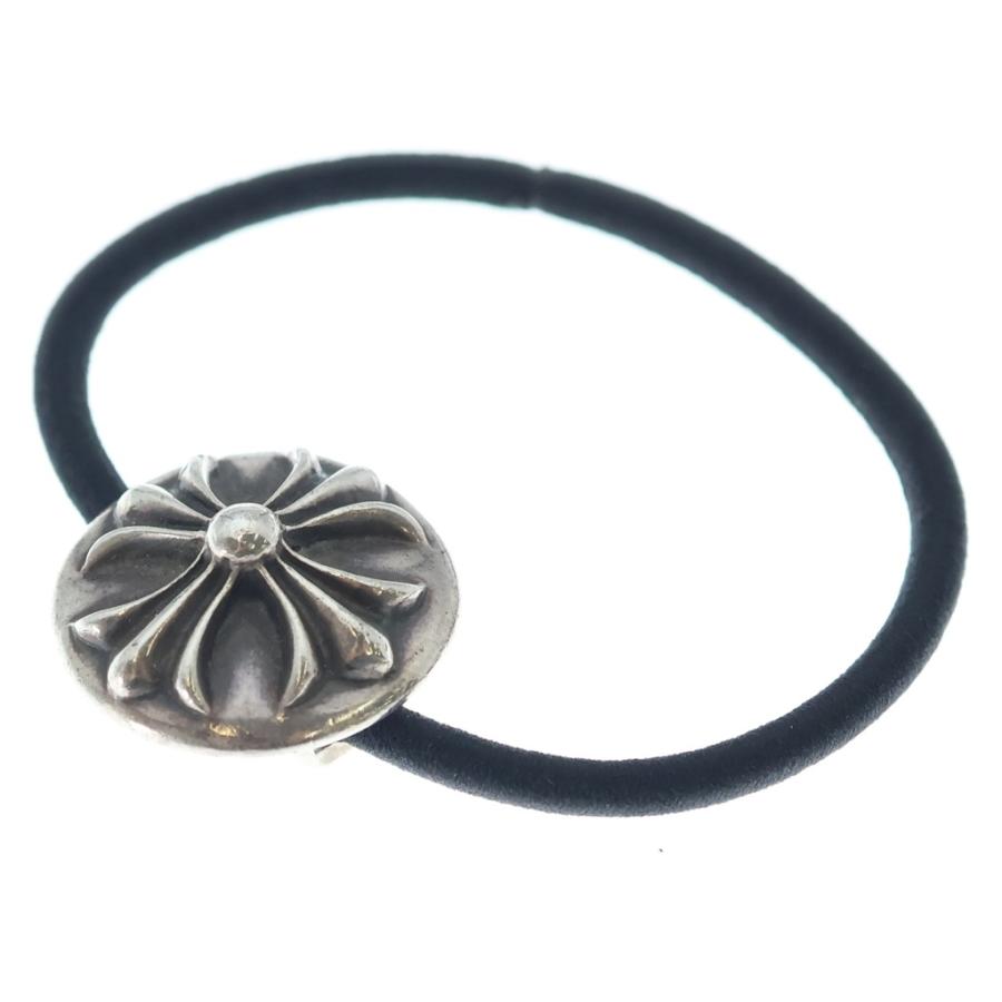 【美品】chrome heartsコンチョヘアゴムおまけ付き CHROME HEARTS（クロムハーツ） HAIRBAND クロスボール ヘアバンド