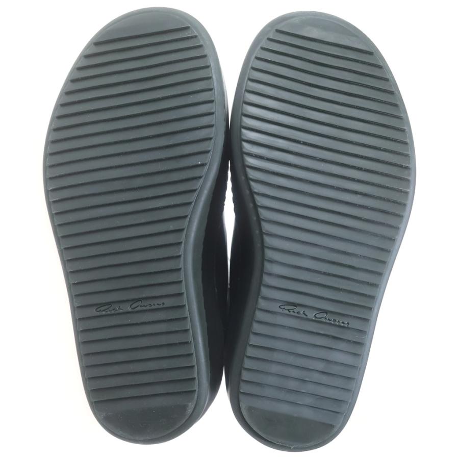 Rick Owens リックオウエンス MEGA BUMPER BEATLE メガバンパー サイドゴア レザーブーツ ハイカットシューズ ダークグリーン RP02D3850-LCO Rick Owens（リック・オウエンス） MEGA BUMPER BEATLE メガバンパー