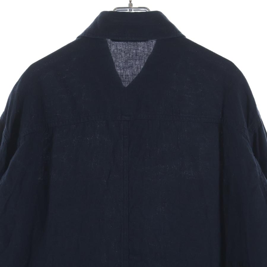 KAPTAIN SUNSHINE キャプテンサンシャイン 25SS Safari Shirt Jacket サファリ リネンシャツジャケット ネイビー KS25SJK20 Kaptain Sunshine（キャプテン サンシャイン） 25SS Safari Shirt