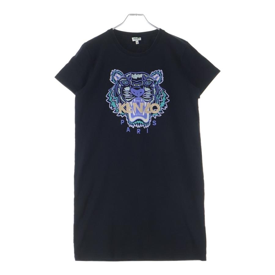 KENZO（ケンゾー） Dress Tiger タイガー刺繍 ドレスワンピース 半袖T 