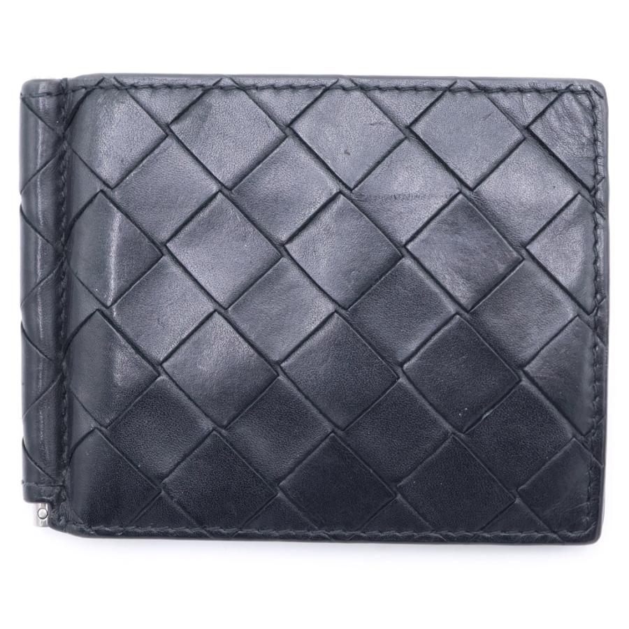 新品同様‼️ 現行　ボッテガヴェネタ　財布　イントレチャート　マネークリップ BOTTEGA VENETA（ボッテガ・ヴェネタ） イントレチャート
