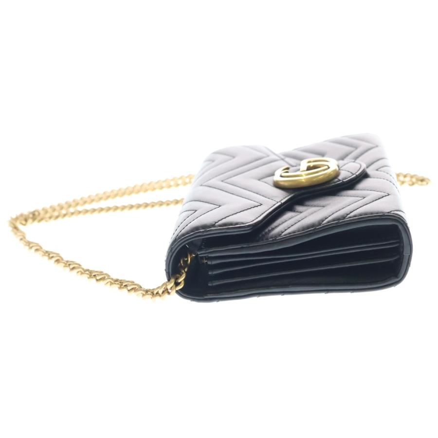 GUCCI（グッチ） GG Marmont Quilting Chain Wallet GGマーモント