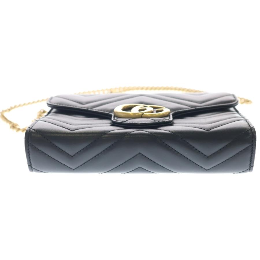 GUCCI GGマーモント キルティング チェーンウォレット GUCCI（グッチ） GG Marmont Quilting Chain Wallet GGマーモント