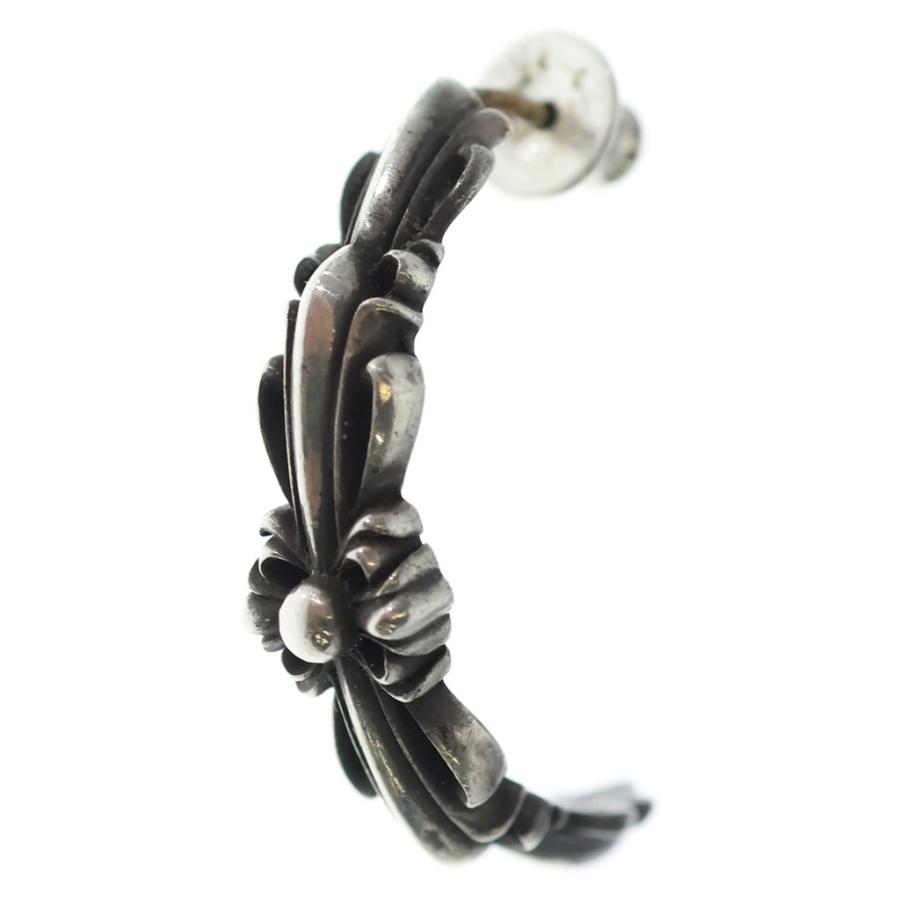 CHROME HEARTS（クロムハーツ） ダブルフローラルクロスフープピアス