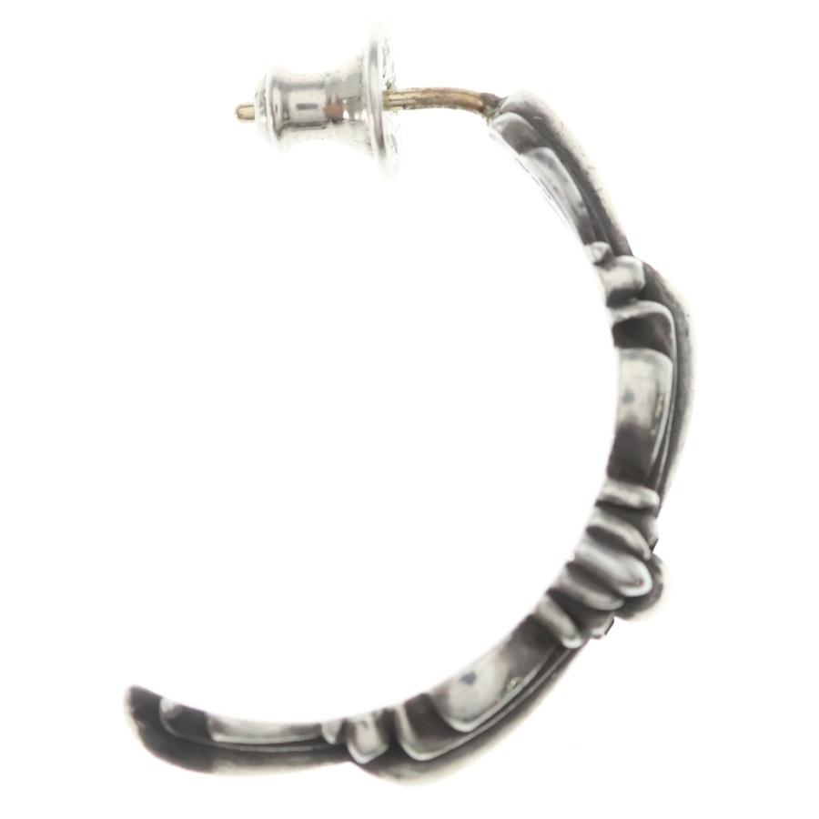 CHROME HEARTS（クロムハーツ） ダブルフローラルクロスフープピアス
