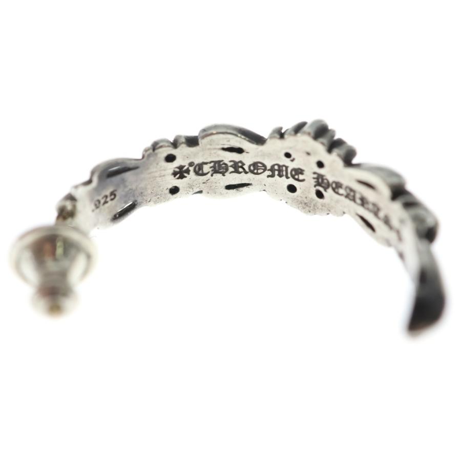 CHROME HEARTS（クロムハーツ） ダブルフローラルクロスフープピアス