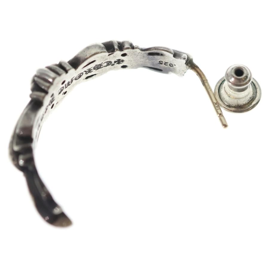 CHROME HEARTS（クロムハーツ） ダブルフローラルクロスフープピアス