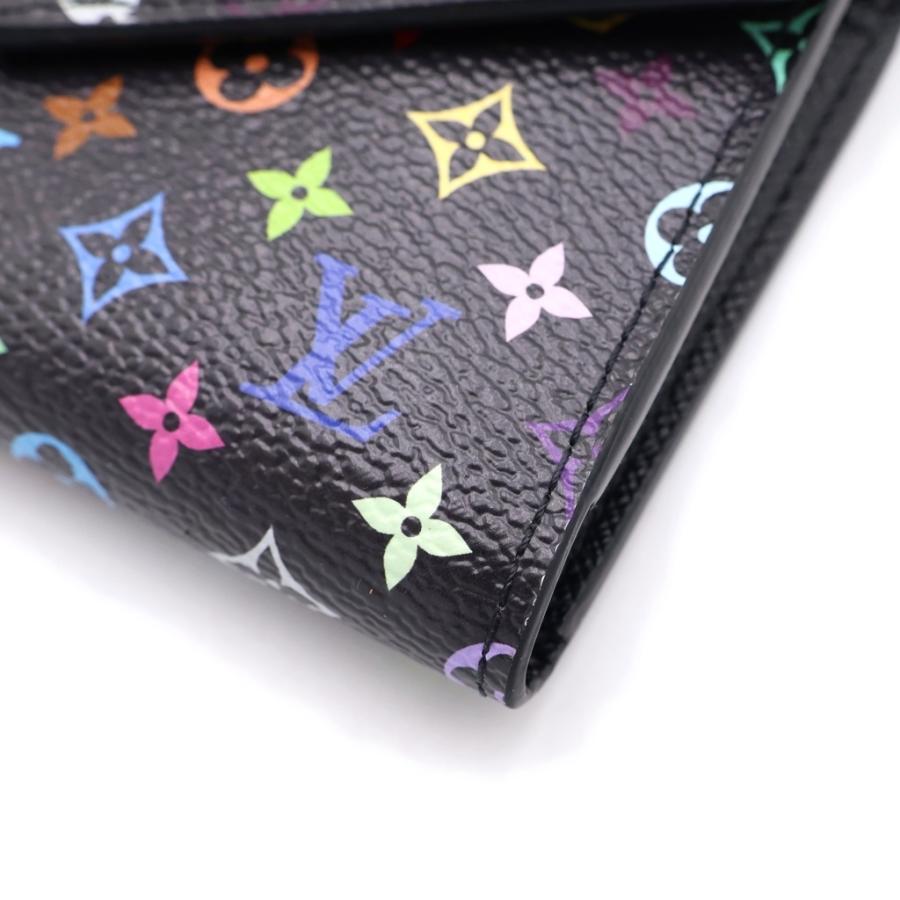 LOUIS VUITTON ルイヴィトン マルチモノグラム ポルトフォイユ ヴィクトリーヌ 三つ折り財布 M14163 ブラック LOUIS VUITTON（ルイ・ヴィトン） マルチモノグラム ポルトフォイユ