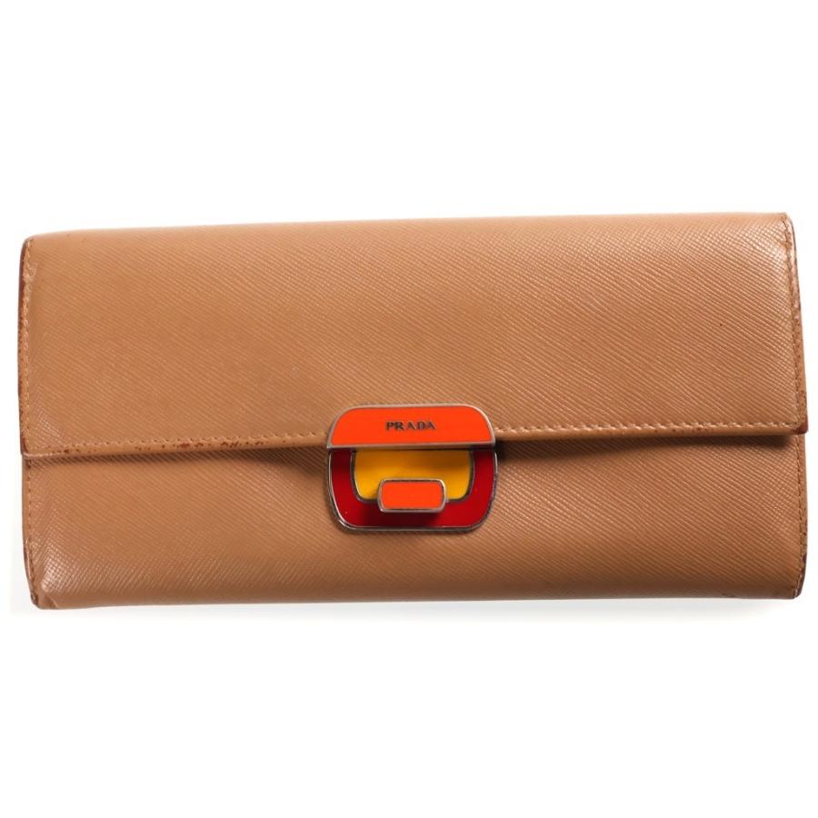 PRADA 長財布 サフィアーノレザー ベージュ PRADA（プラダ） Wallet サフィアーノ レザーウォレット 長財布