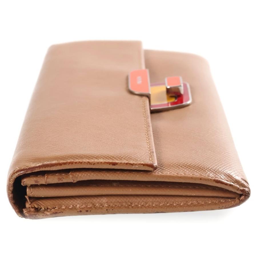 PRADA 長財布 サフィアーノレザー ベージュ PRADA（プラダ） Wallet サフィアーノ レザーウォレット 長財布