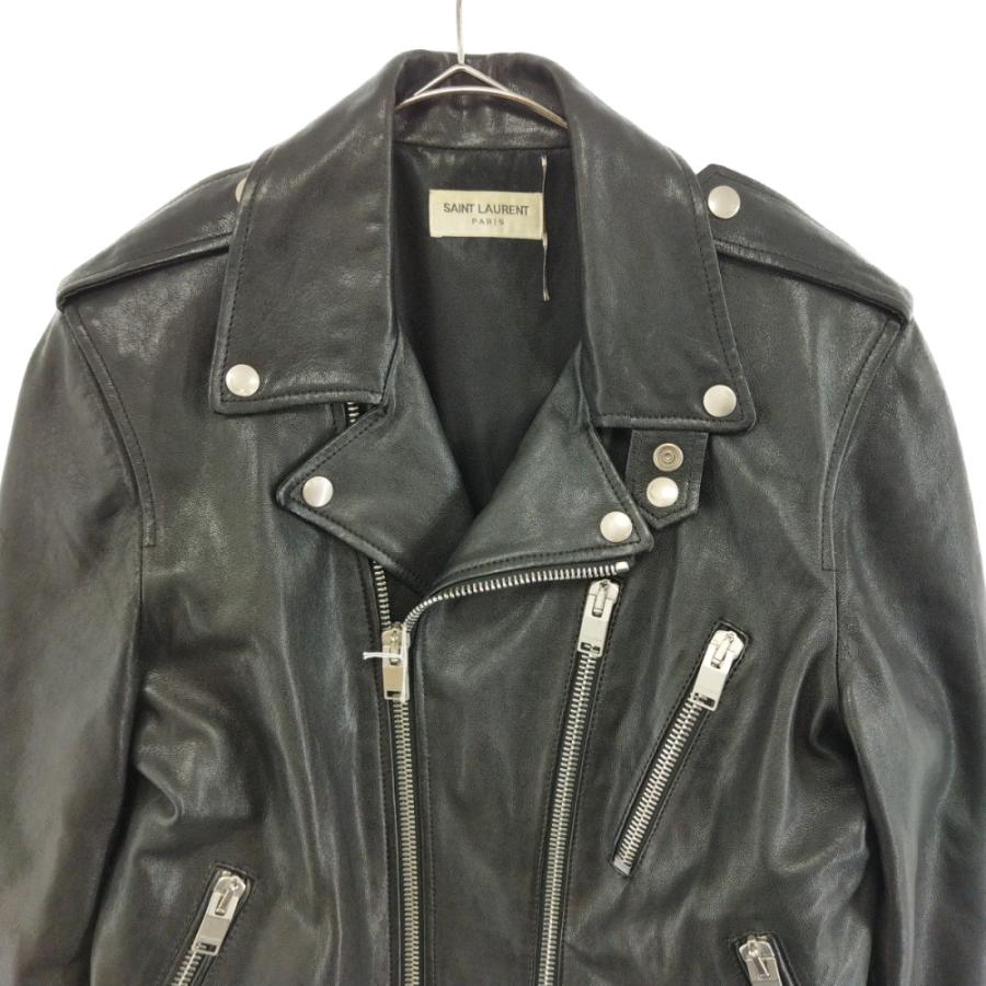 サンローランパリ 15AW L17 モーターサイクルジャケット レザー 