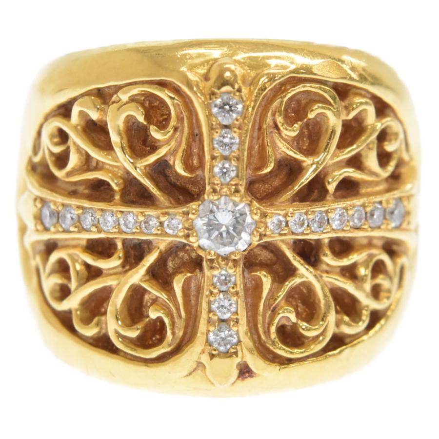 CHROME HEARTS クロムハーツ 22K CLSSC OVAL P/D/クラシック CHROME HEARTS クロムハーツ 22K CLSSC OVAL P/D/クラシック