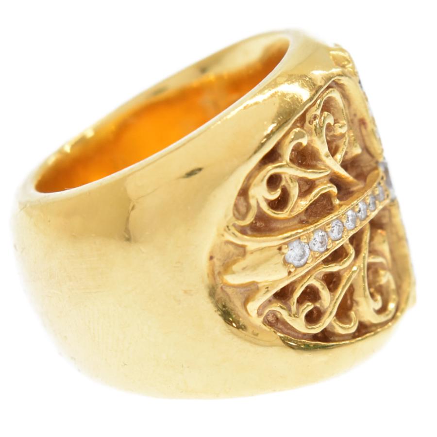 CHROME HEARTS クロムハーツ 22K CLSSC OVAL P/D/クラシック CHROME HEARTS クロムハーツ 22K CLSSC OVAL P/D/クラシック