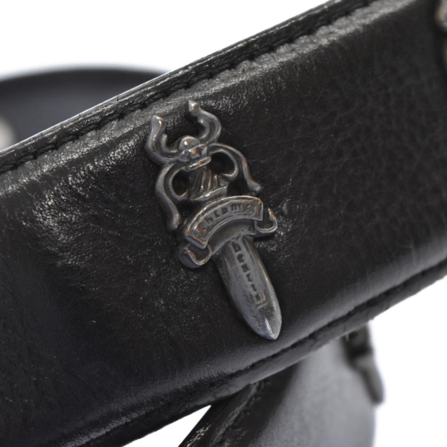 CHROME HEARTS クロムハーツ #5ダガーローデット レザーベルト  