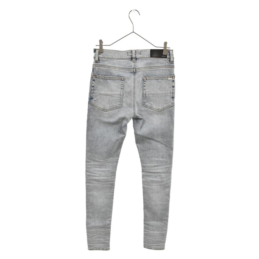 AMIRI アミリ ダメージ加工 ペイズリー柄 スキニーデニムパンツ AMIRI アミリ ダメージ加工 ペイズリー柄 スキニーデニムパンツ