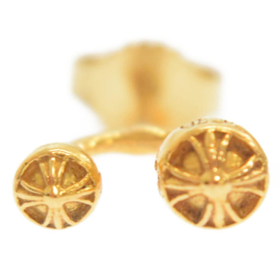 CHROME HEARTS クロムハーツ 22K DBL STUD CRL BALL MINI ダブル CHROME HEARTS クロムハーツ 22K DBL STUD CRL BALL MINI ダブル