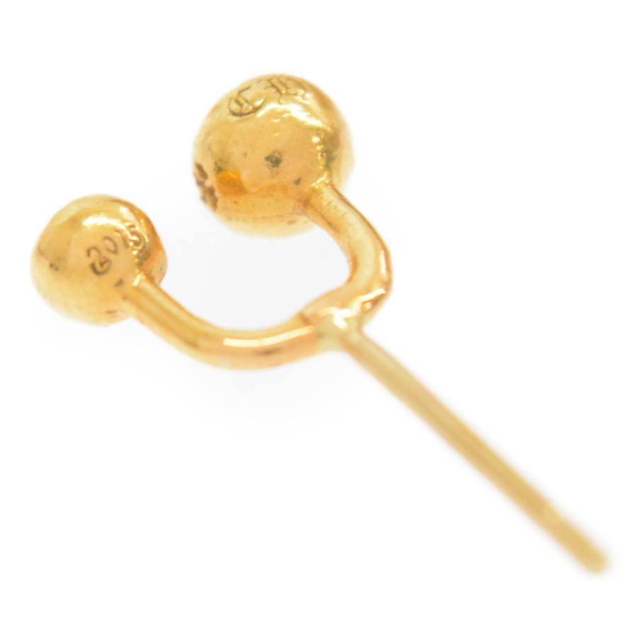 CHROME HEARTS クロムハーツ 22K DBL STUD CRL BALL MINI ダブル CHROME HEARTS クロムハーツ 22K DBL STUD CRL BALL MINI ダブル