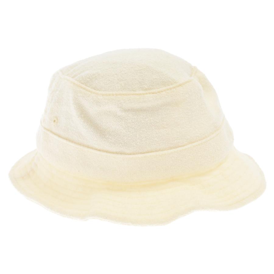 SUPREME シュプリーム×Loro Piana 21SS Classic Logo Terry Crusher Hat xロロピアーナ パイル  バケットハット 帽子 ホワイト