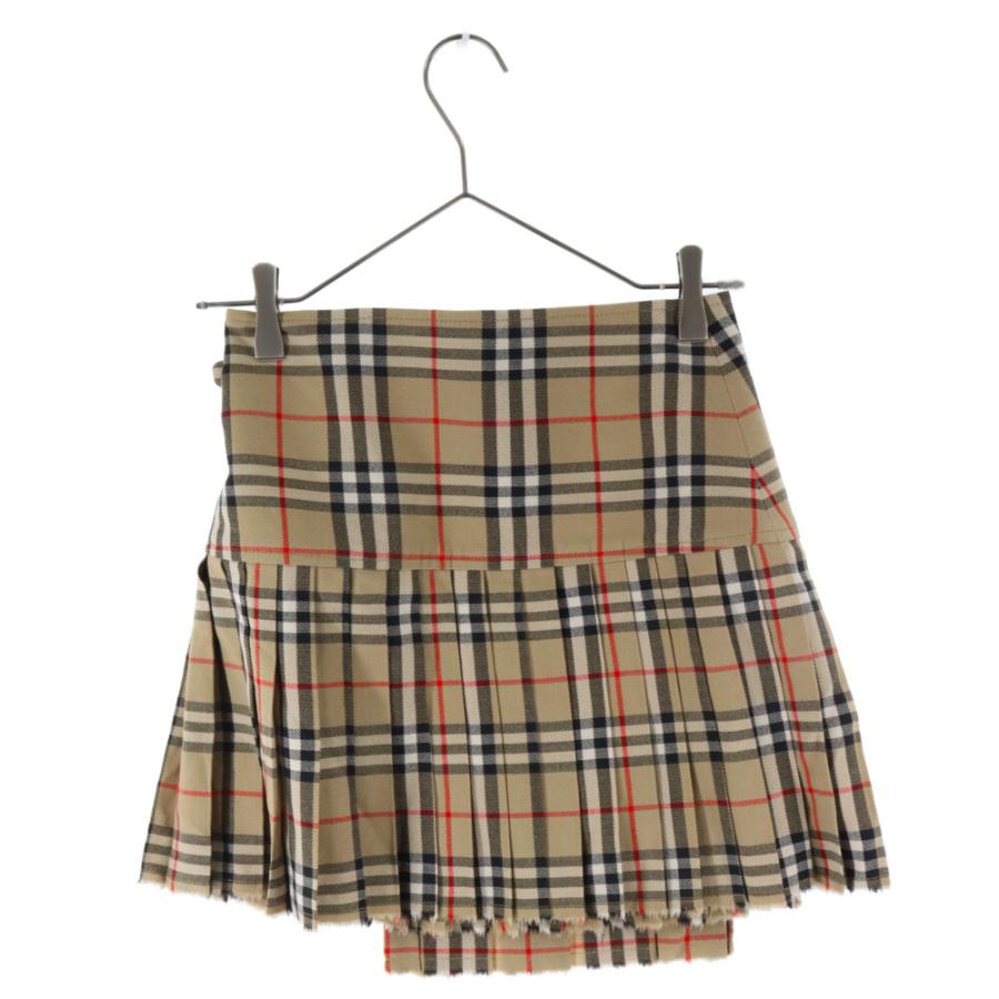 BURBERRY バーバリー ヴィンテージノバチェック ラップミニスカート 