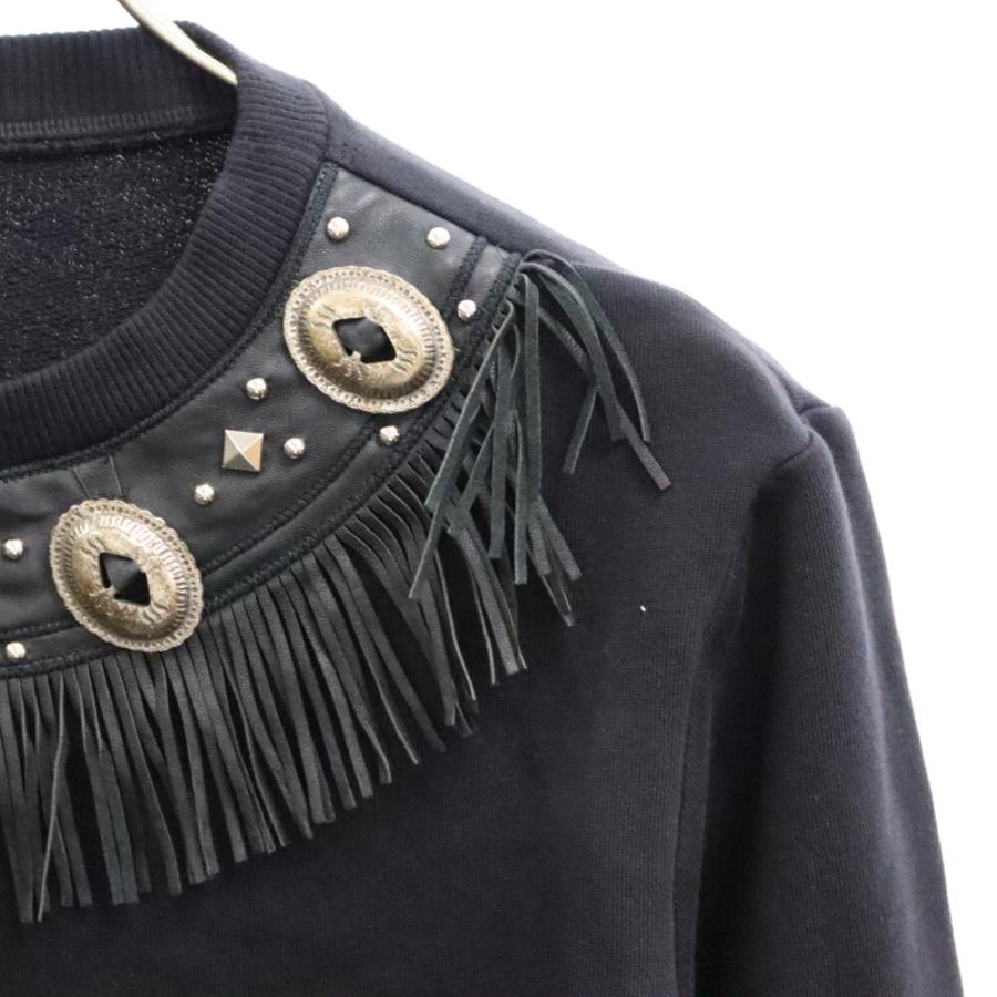 サンローランパリ Western Sweatshirt コンチョ付きウエスタン 