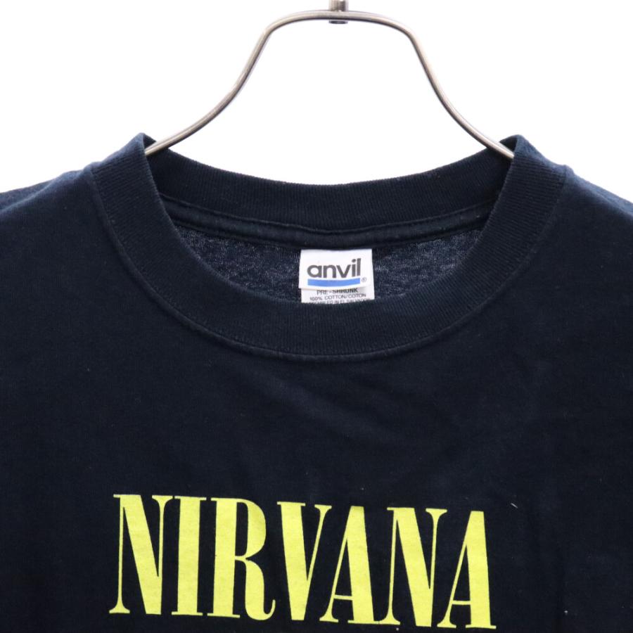 VINTAGE ヴィンテージ 00s Nirvana Smile スマイルプリント半袖Tシャツ 