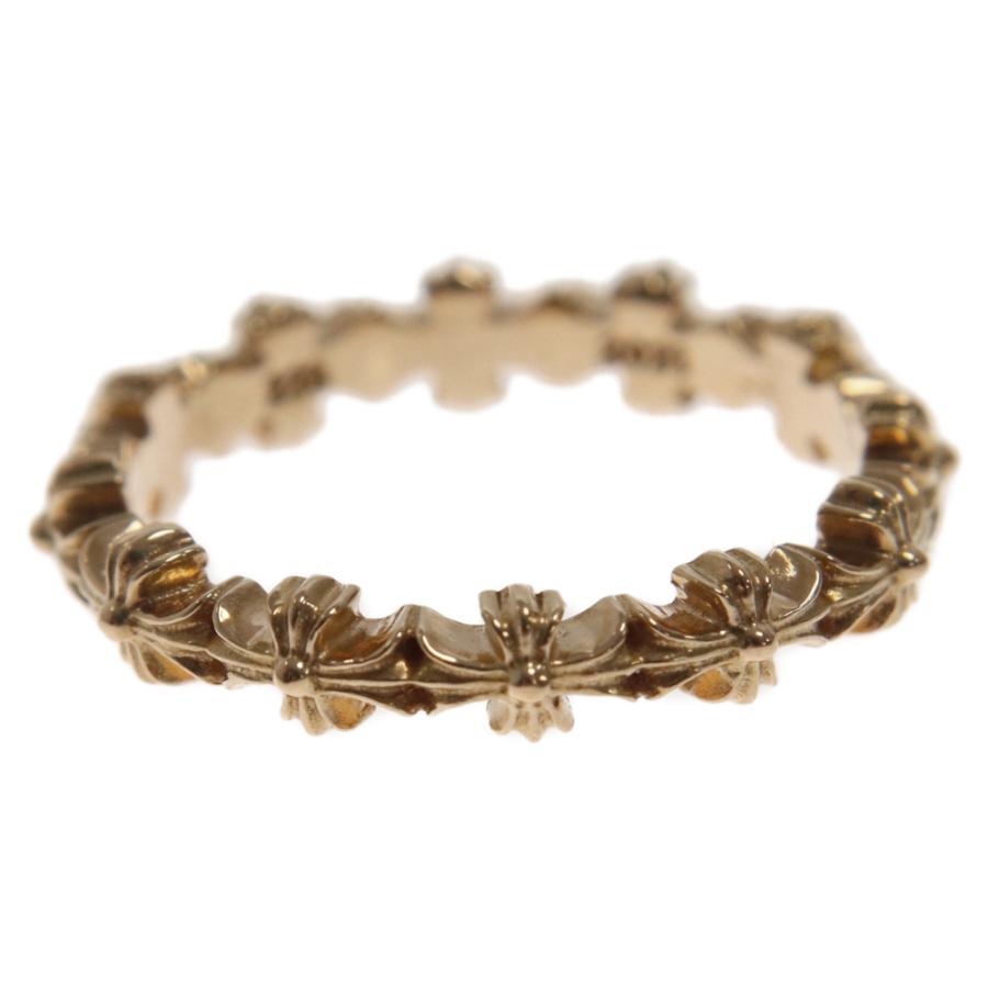 クロムハーツ　タイニーe chプラスバンド　リング　US 4 3/4号 CHROME HEARTS クロムハーツ 22K TINY E CH PLS BAND タイニー
