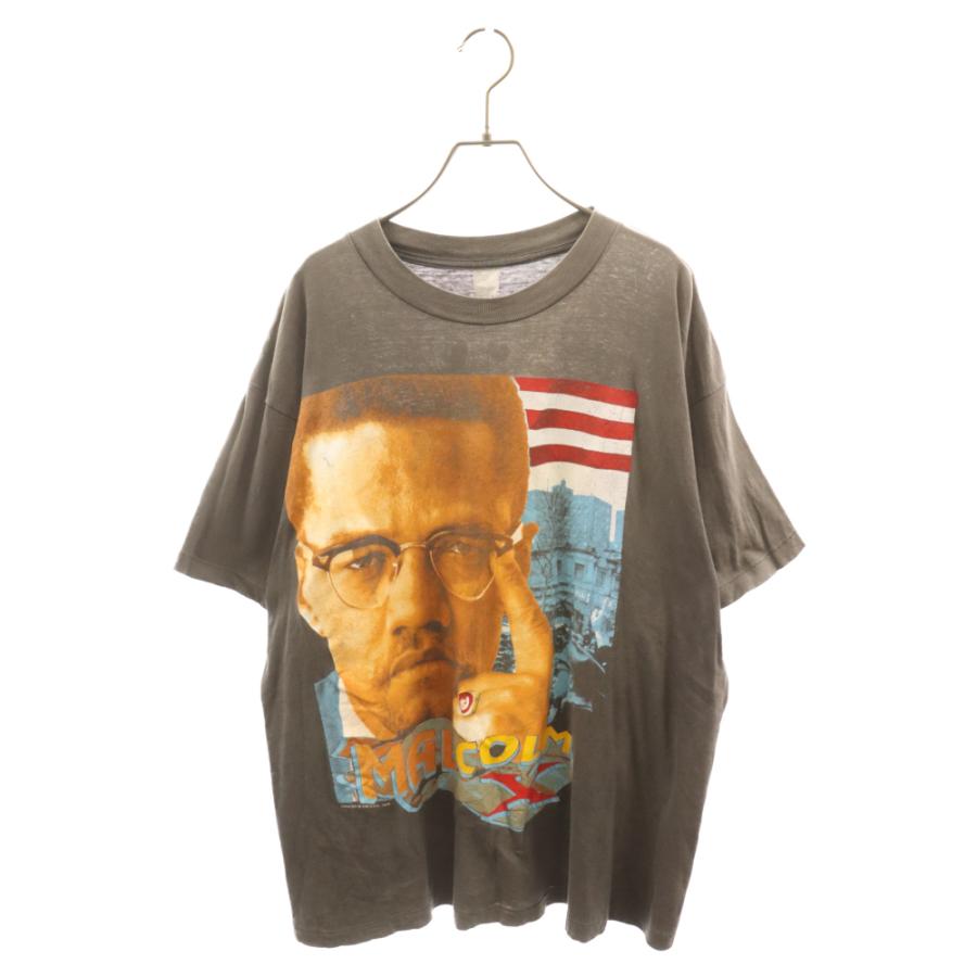 マルコムX ヴィンテージTシャツ両面プリント