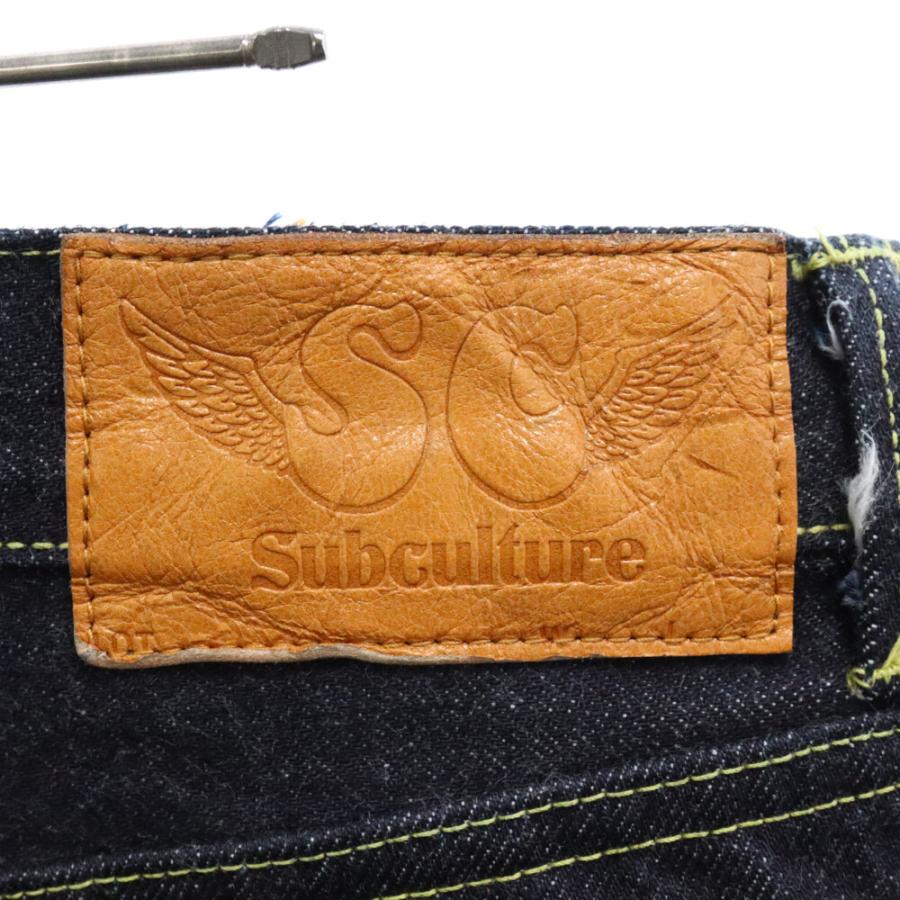 Subcalture サブカルチャー SCPT-CL03 DENIM PANTS S01XX ボタン Subcalture サブカルチャー SCPT-CL03 DENIM PANTS S01XX ボタン