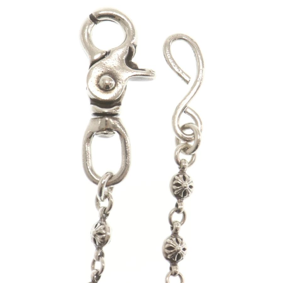 クロムハーツ　クロスボールウォレットチェーン#1 ショート1クリップ CHROME HEARTS クロムハーツ ショート ＃1 CHAIN DICE CROSSBL ダイス