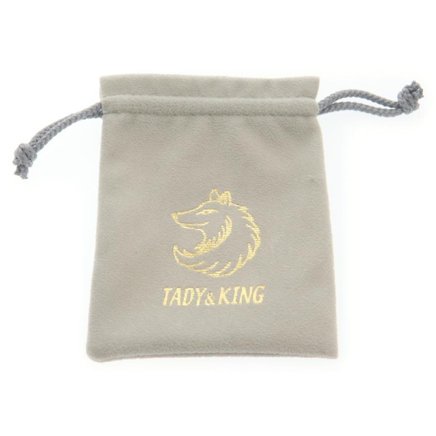 TADY & KING タディアンドキング 特大 SVフェザーペンダント GPウルフ