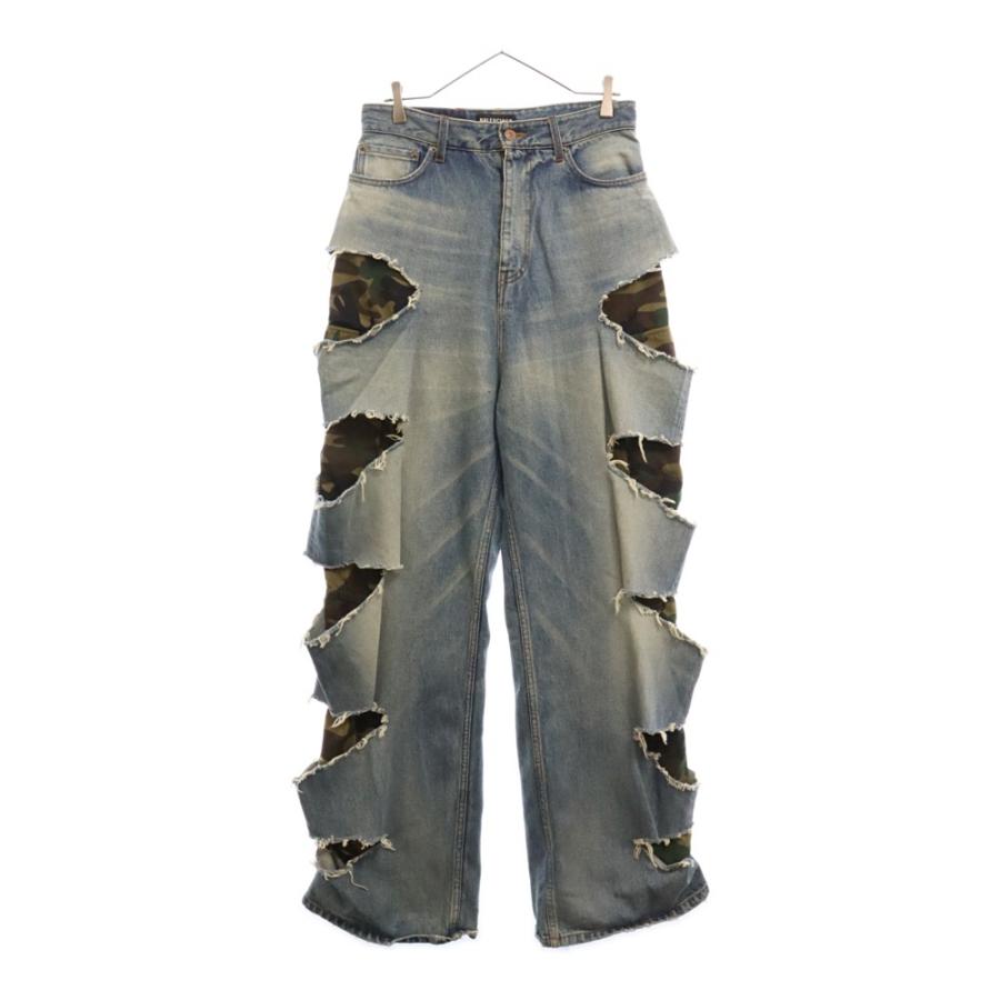 BALENCIAGA バレンシアガ 21AW 662763 TDW14 カモフラレイヤード BALENCIAGA バレンシアガ 21AW 662763 TDW14 カモフラレイヤード
