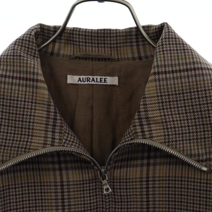 ジャケット・アウター AURALEE WOOL SERGE CHECK ZIPUP BLOUSON AURALEE -Wool Serge Check Zip-up Blouson- | twelve blog