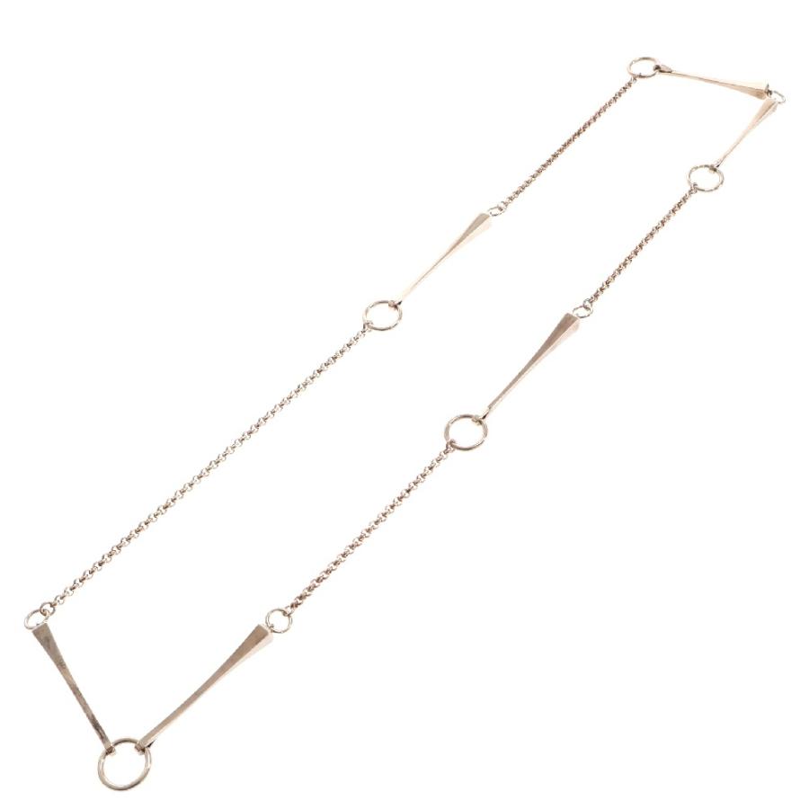 HERMES（エルメス） Clou de forge Long necklace クルー ド
