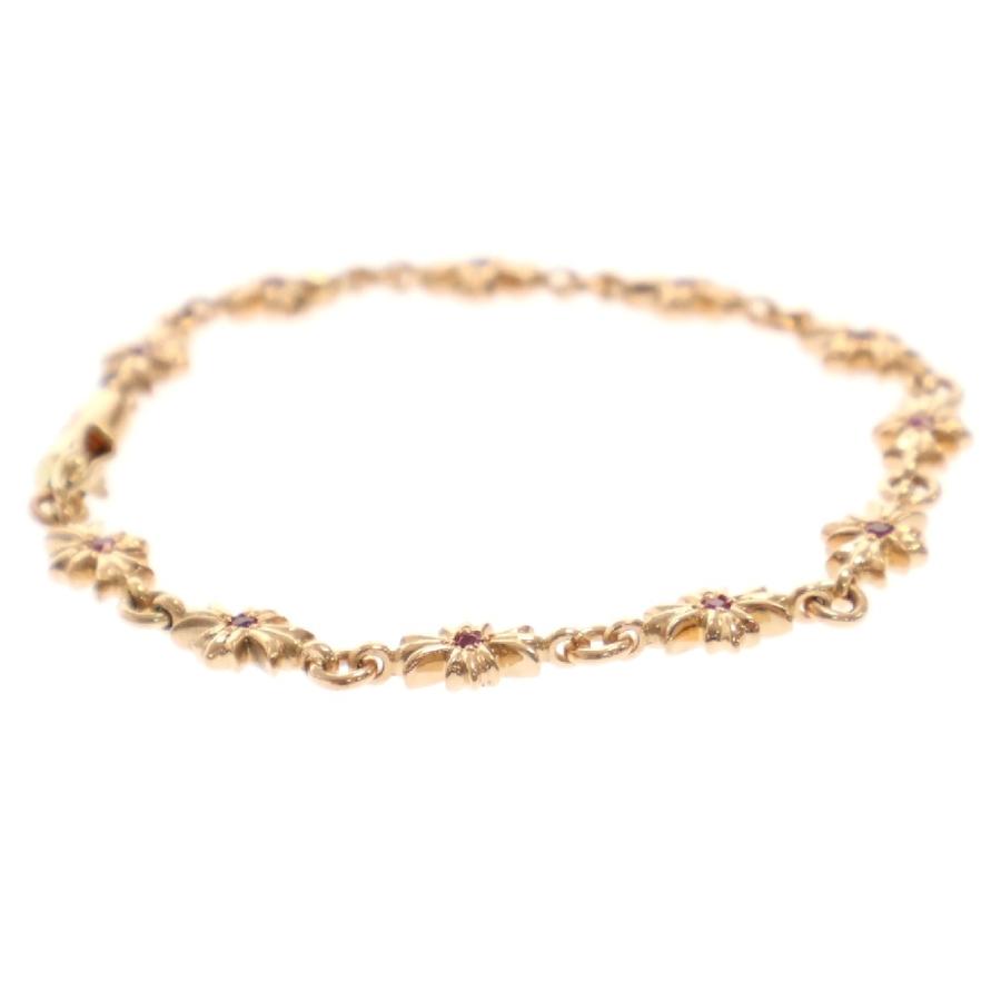 CHROME HEARTS クロムハーツ 22K TNY E CH PLS RUBY 11LINK CHROME HEARTS クロムハーツ 22K TNY E CH PLS RUBY 11LINK