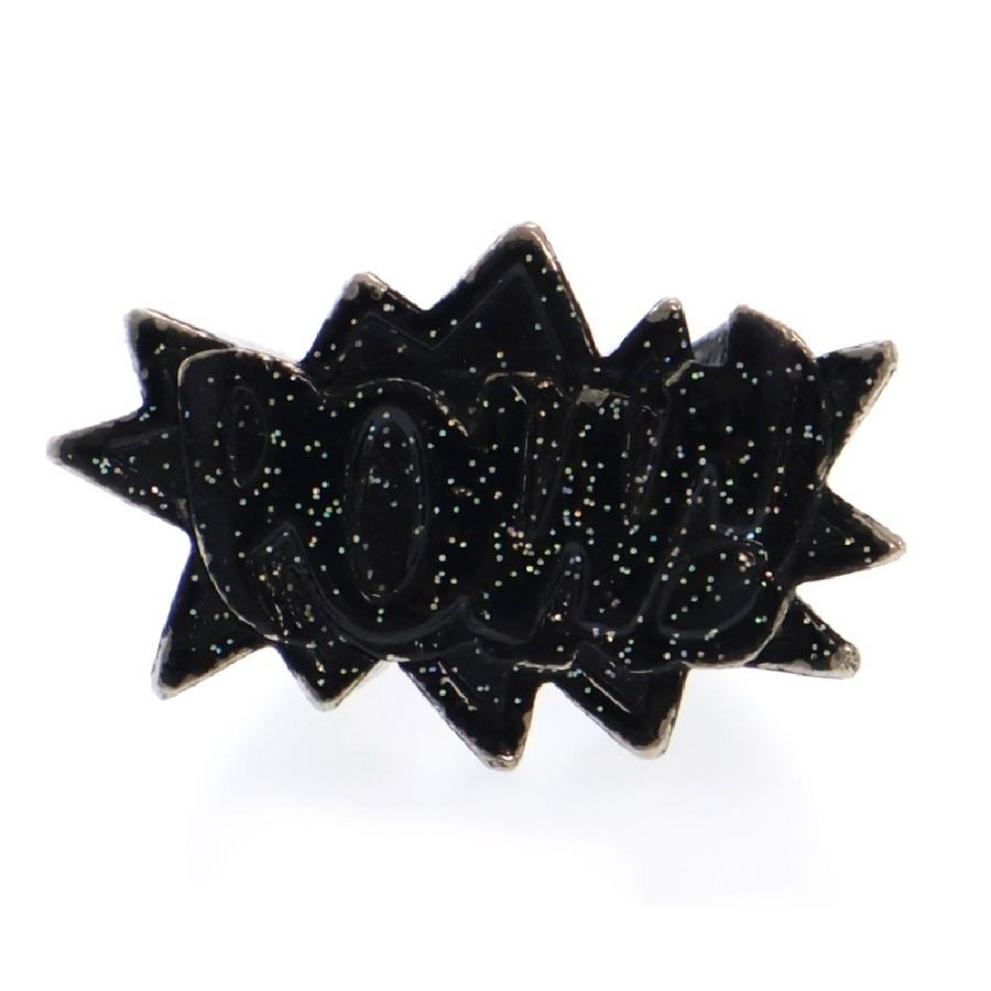 AMBUSH アンブッシュ POW! RING ロゴリング 指輪 ブラック AMBUSH アンブッシュ POW! RING ロゴリング 指輪 ブラック