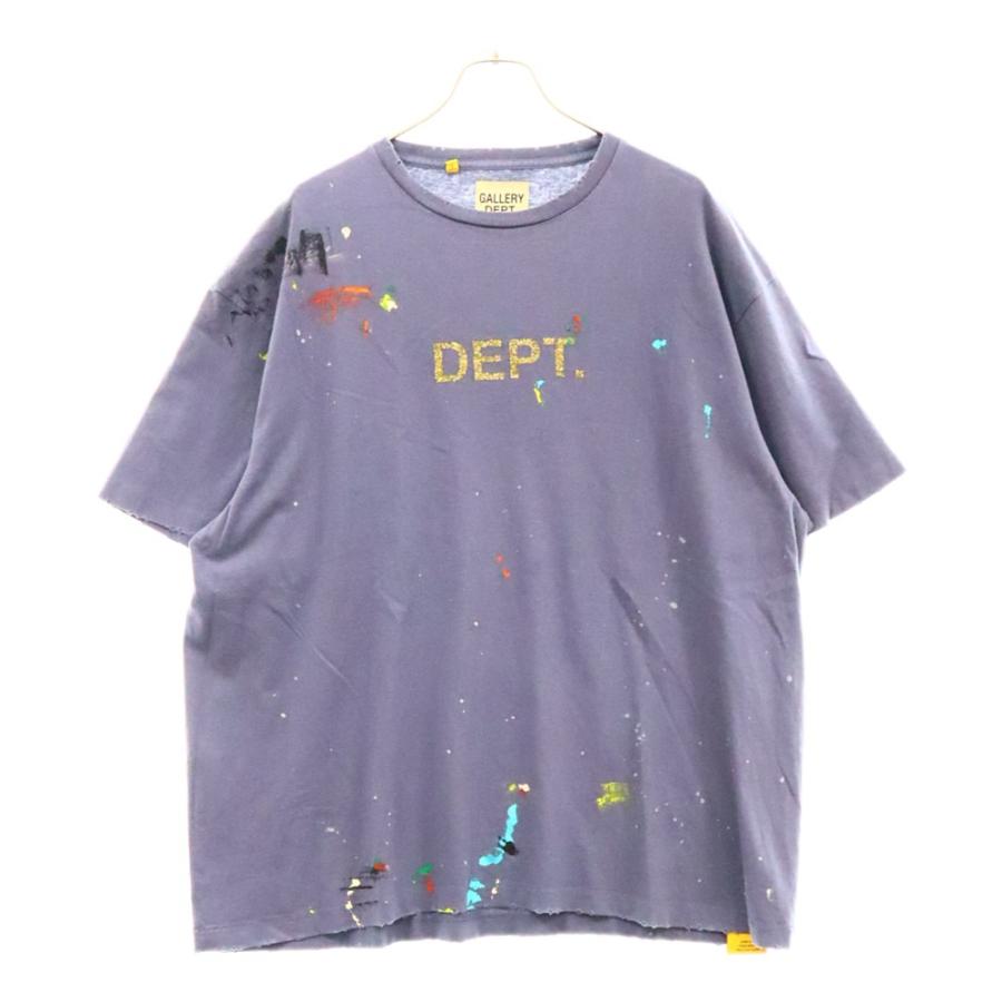 GALLERY DEPT. ギャラリーデプト LOGO HAND PAINTED TEE ゴールド ロゴ 