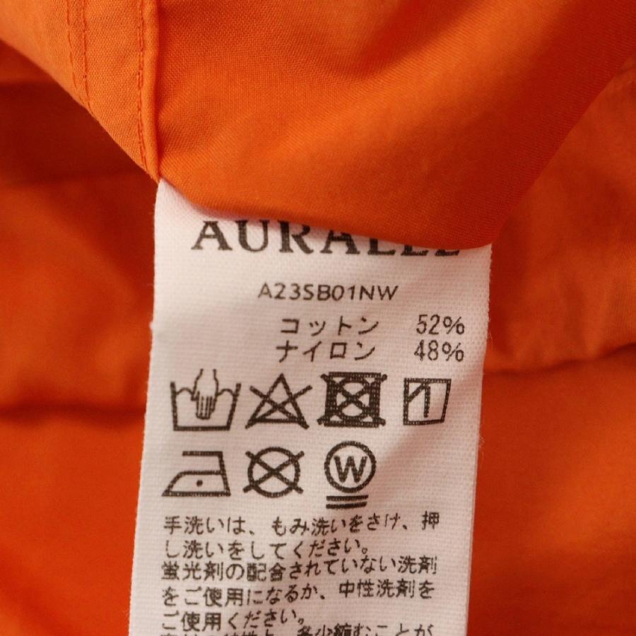 AURALEE（オーラリー） 23SSWASHED COTTON NYLON HOODED P Oアノラック